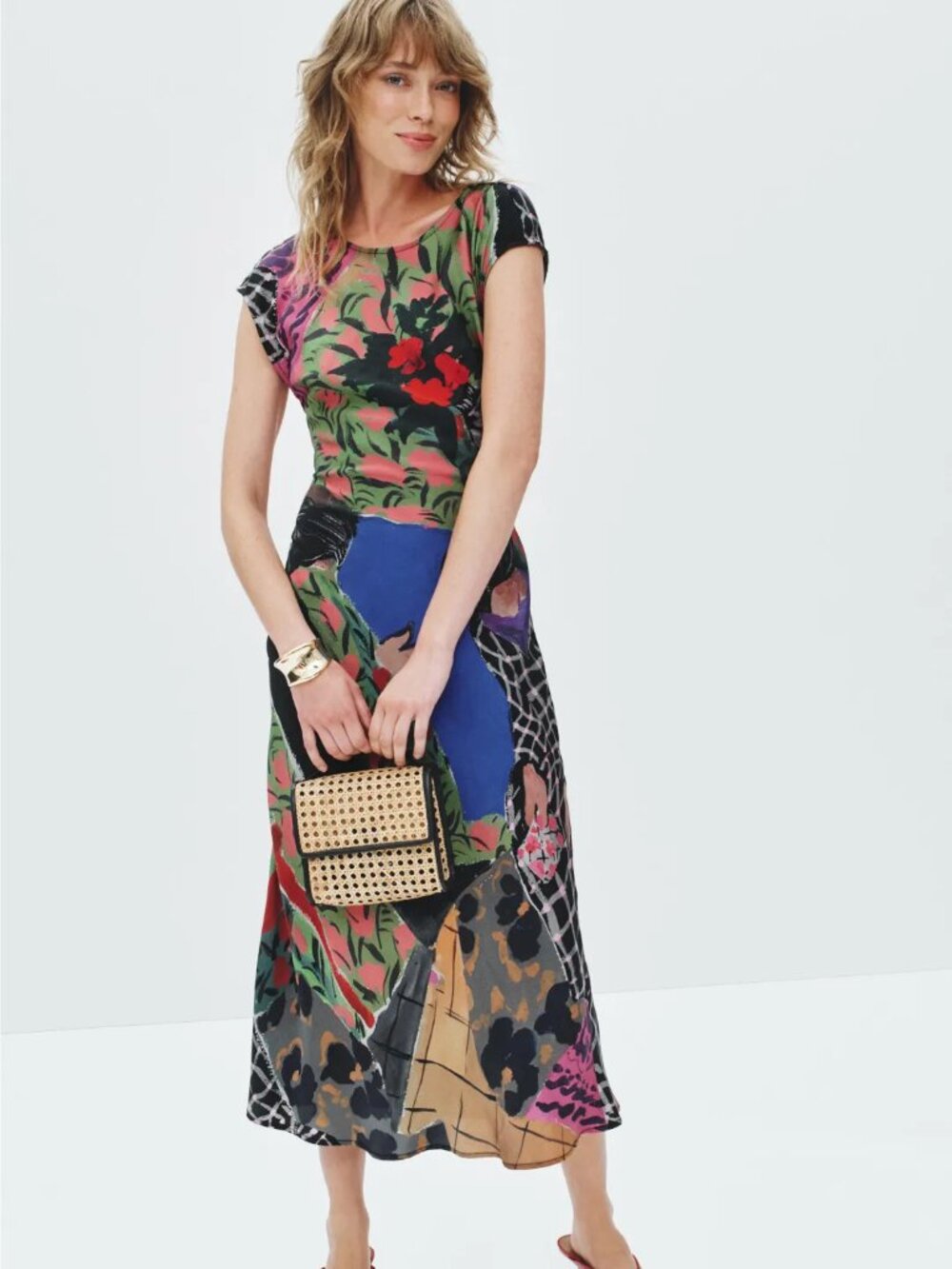 Untitled in Motion Cappella Midi Dress Medium $398 original retail